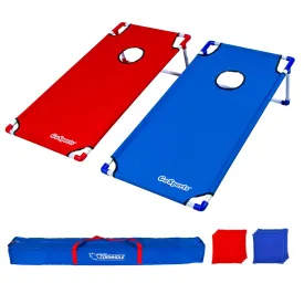 GoSports Portable 3 x 2 ft Cornhole Game Set  Premium Toss Game for Kids and Adults - Choose Your Style