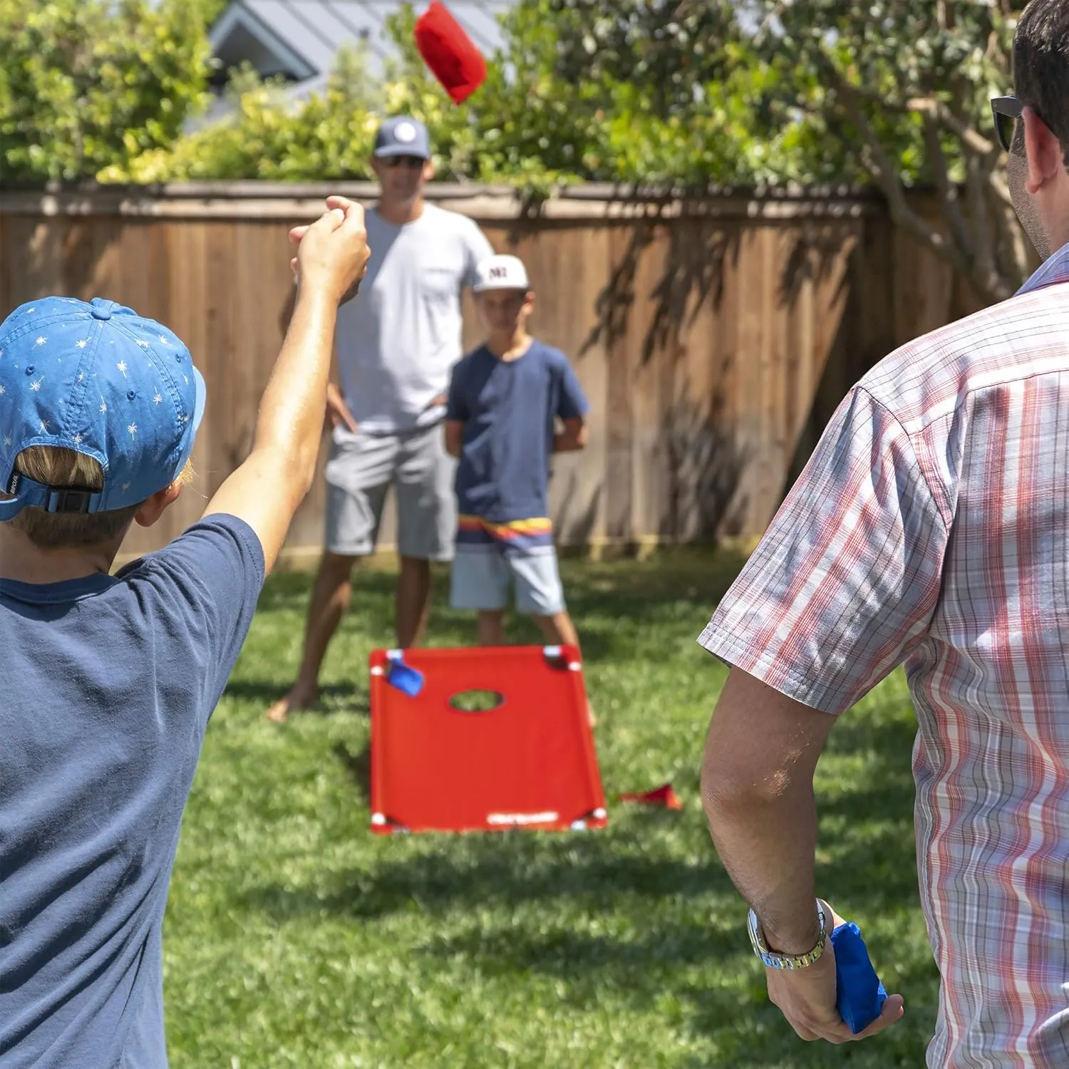 GoSports Portable 3 x 2 ft Cornhole Game Set  Premium Toss Game for Kids and Adults - Choose Your Style