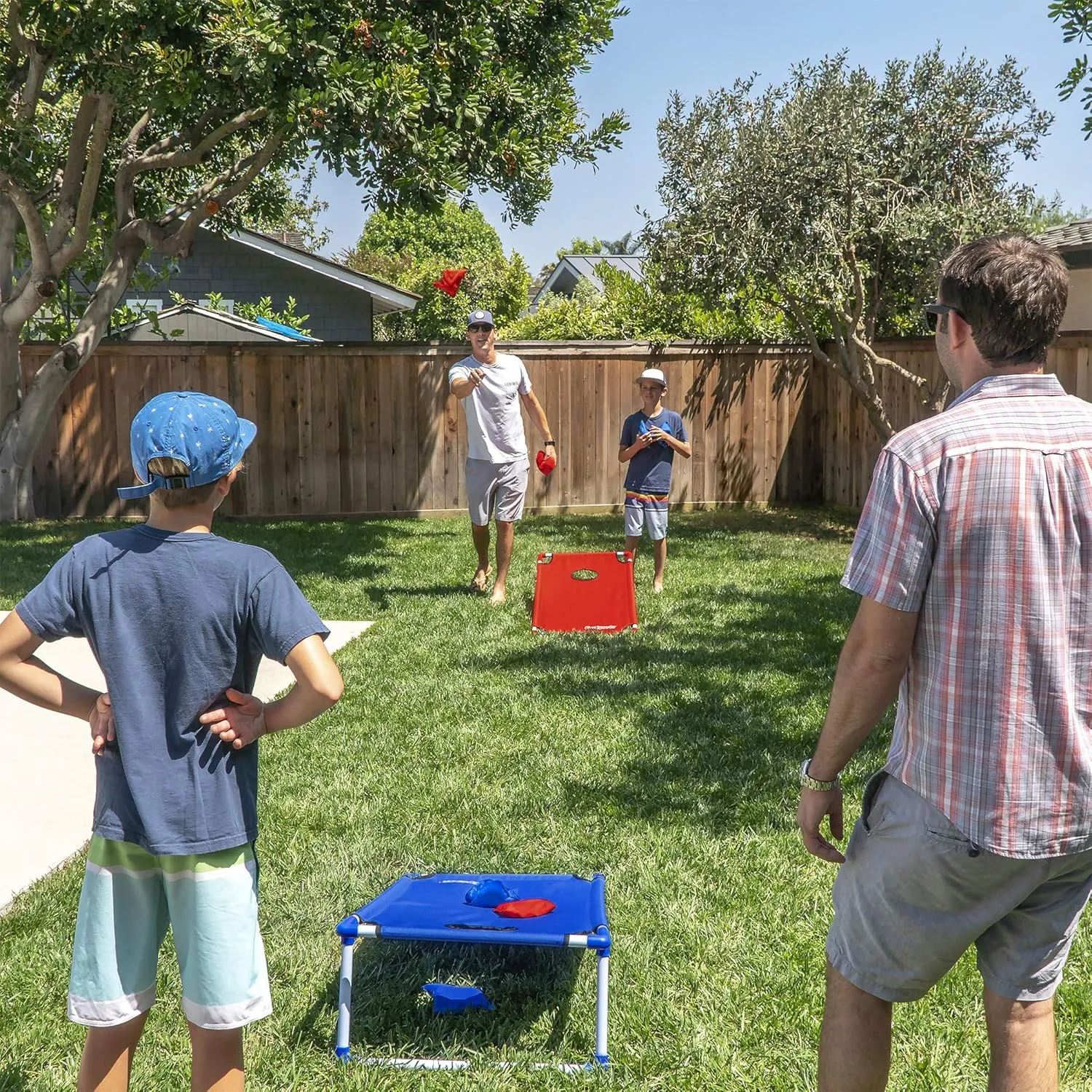 GoSports Portable 3 x 2 ft Cornhole Game Set  Premium Toss Game for Kids and Adults - Choose Your Style