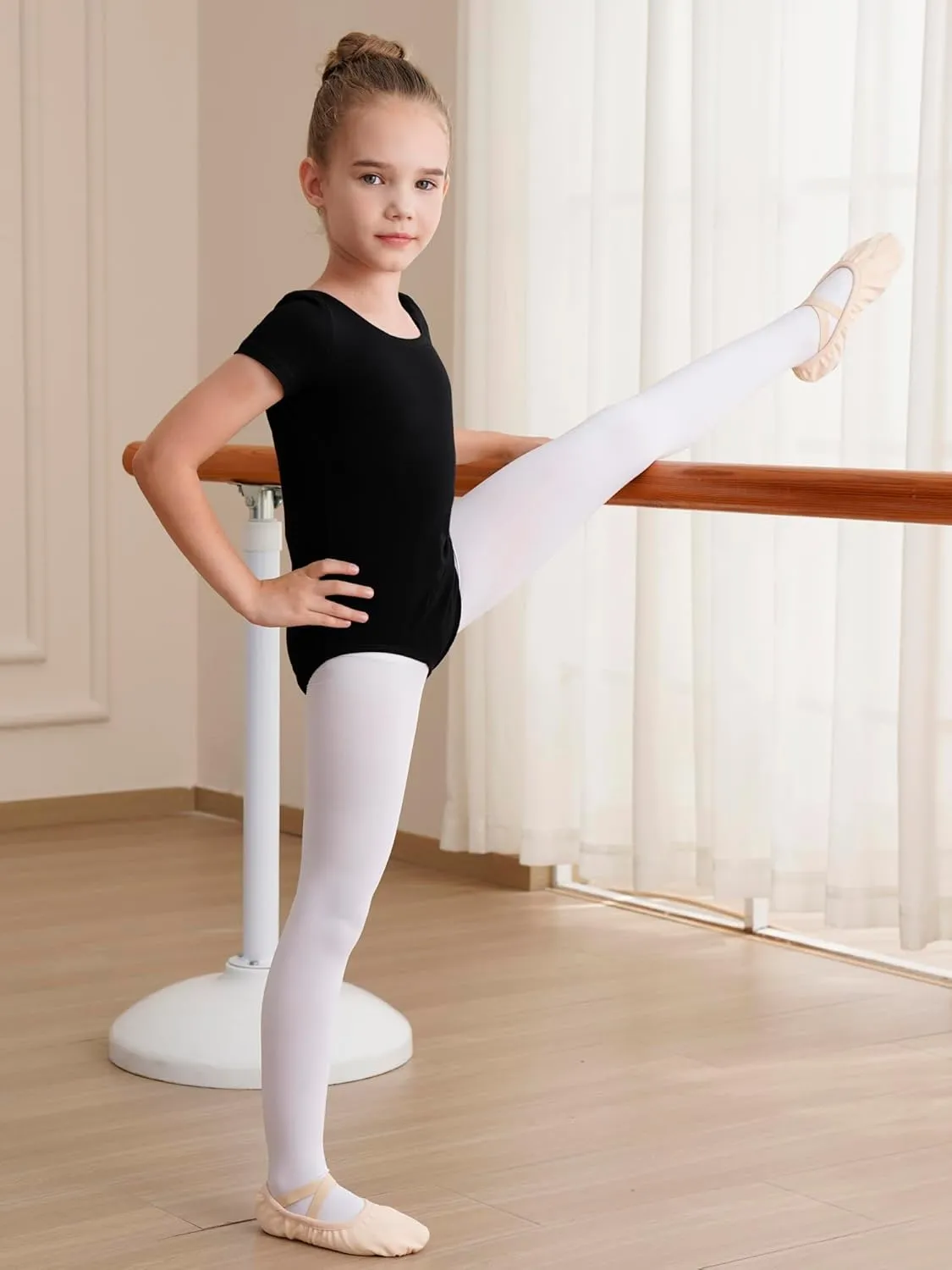 Gymnastics Leotards for Girls Ballet Leotard Toddler girls Bodysuit Short Sleeve Kids Dance Outfits