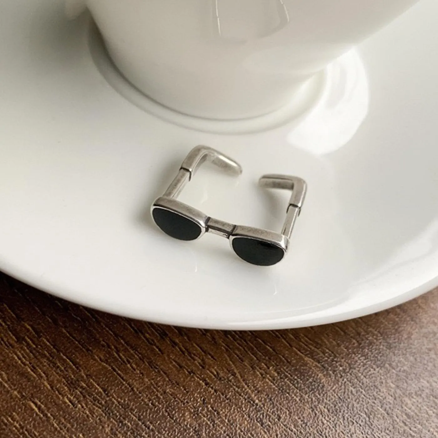 Handmade 925 Sterling Silver Ring Adjustable Cool Stacking Ring Vintage Personalized Jewelry for Women & Men