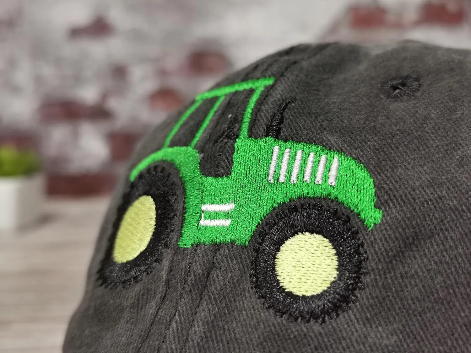 Hepandy Embroidered Farm Tractor Hats for Boys Girls