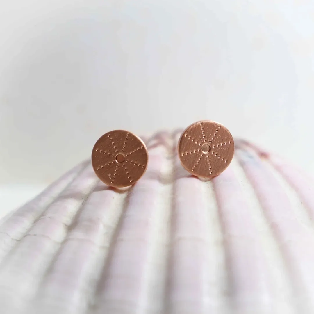 Kina & Moana Studs Rose Gold