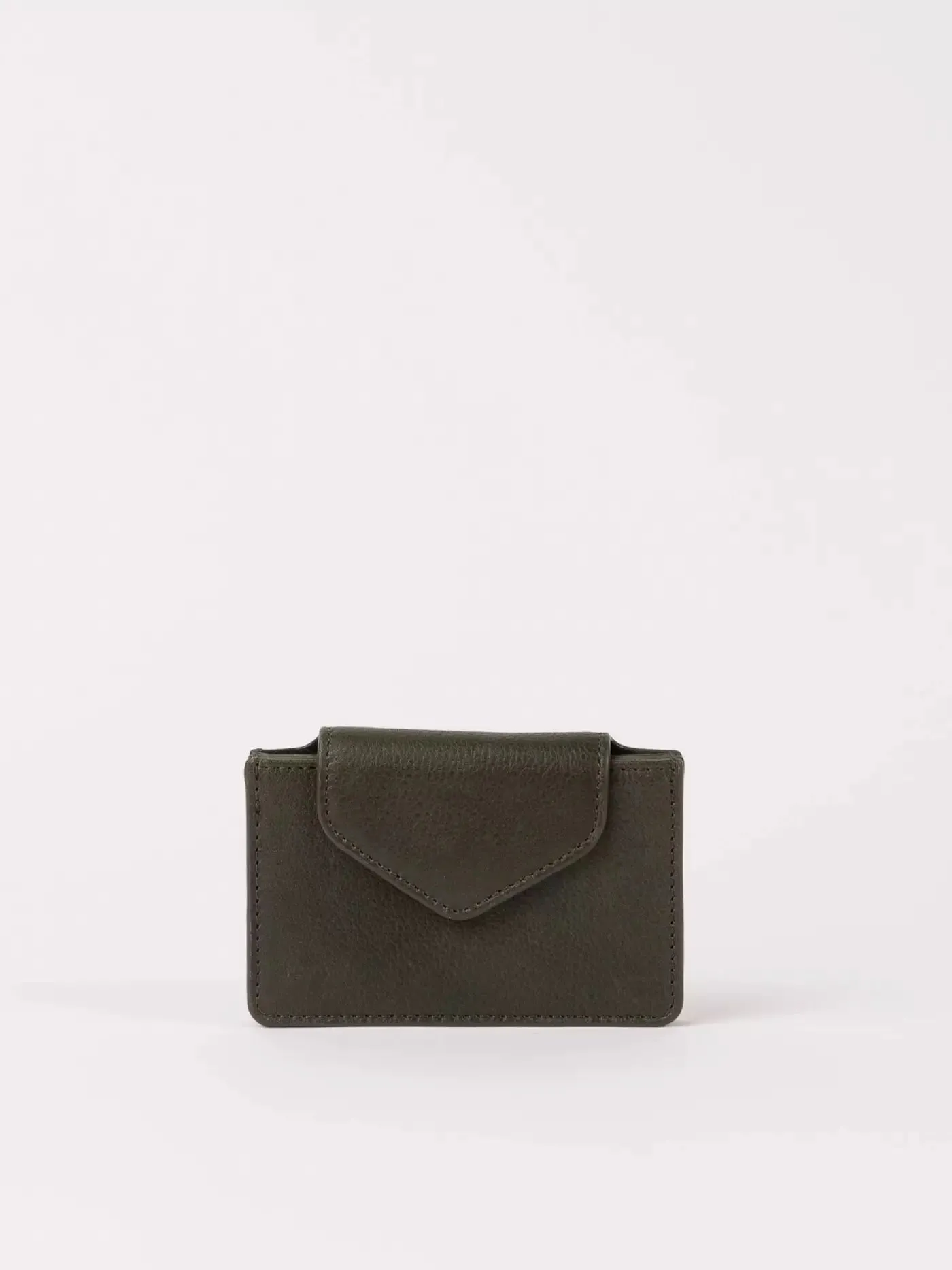 LANIUS x O MY BAG Harmonica wallet 14158 dark olive 688 women