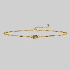 MAE. Little Rose Gold Chain Choker