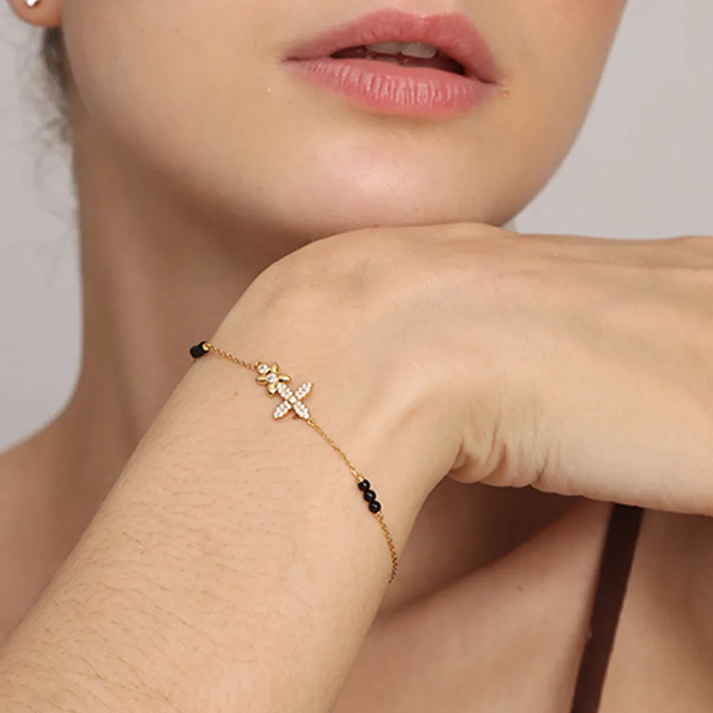 Manasvini Mangalsutra Bracelet | 18K Gold Vermeil
