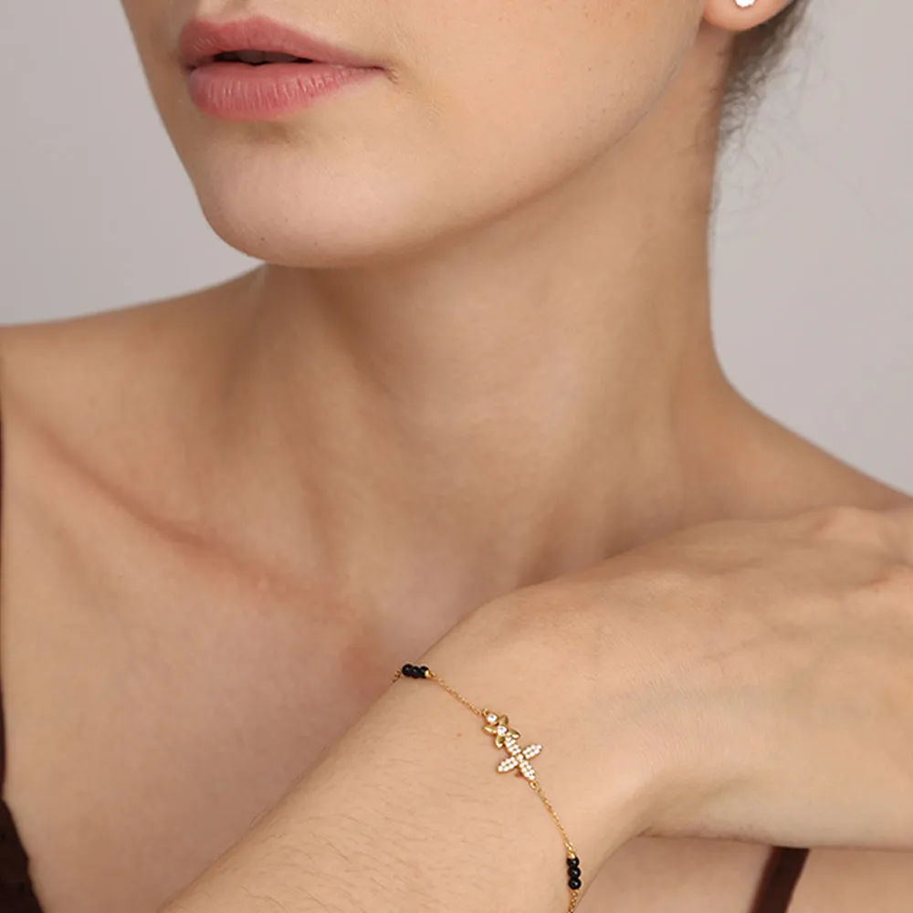 Manasvini Mangalsutra Bracelet | 18K Gold Vermeil