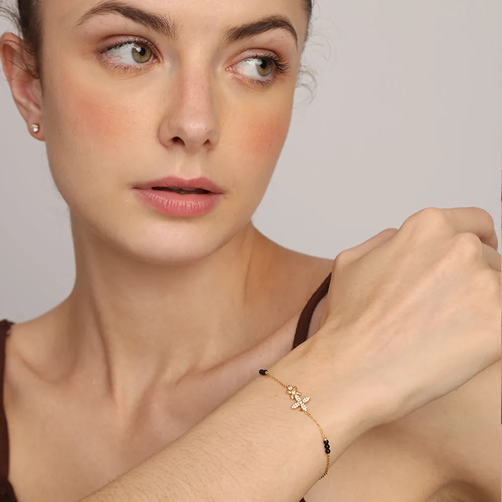 Manasvini Mangalsutra Bracelet | 18K Gold Vermeil
