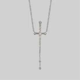 MERCY. Sword Necklace - Silver