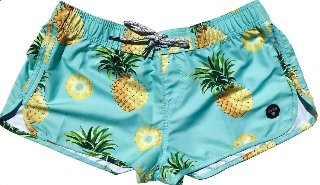 Molokai Womens Swim Trunks Quick Dry Elastic Waist Drawstring