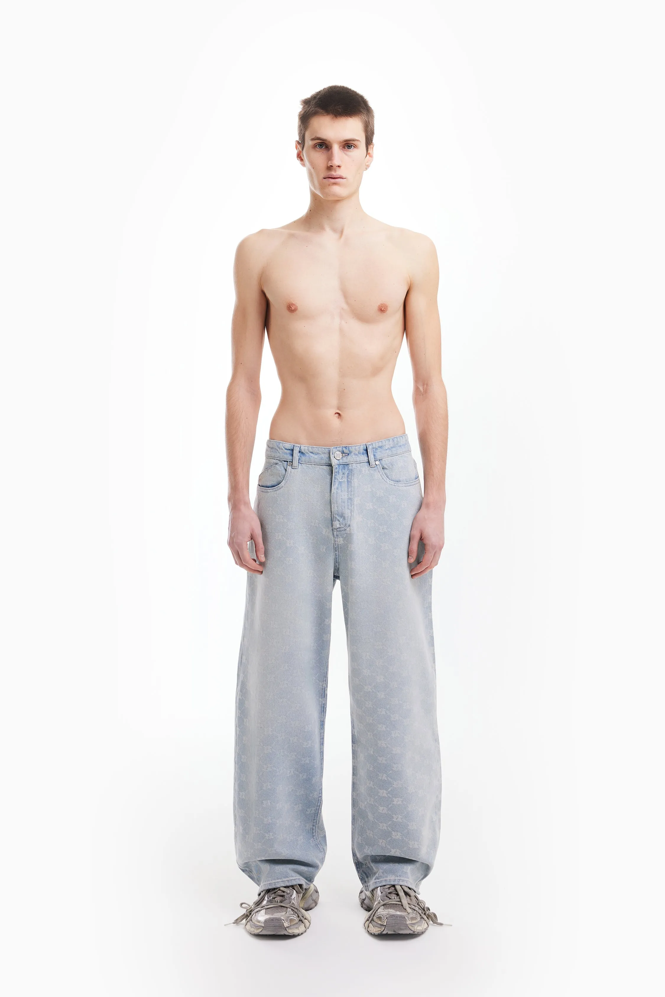 MONOGRAM LIGHT BLUE DENIM