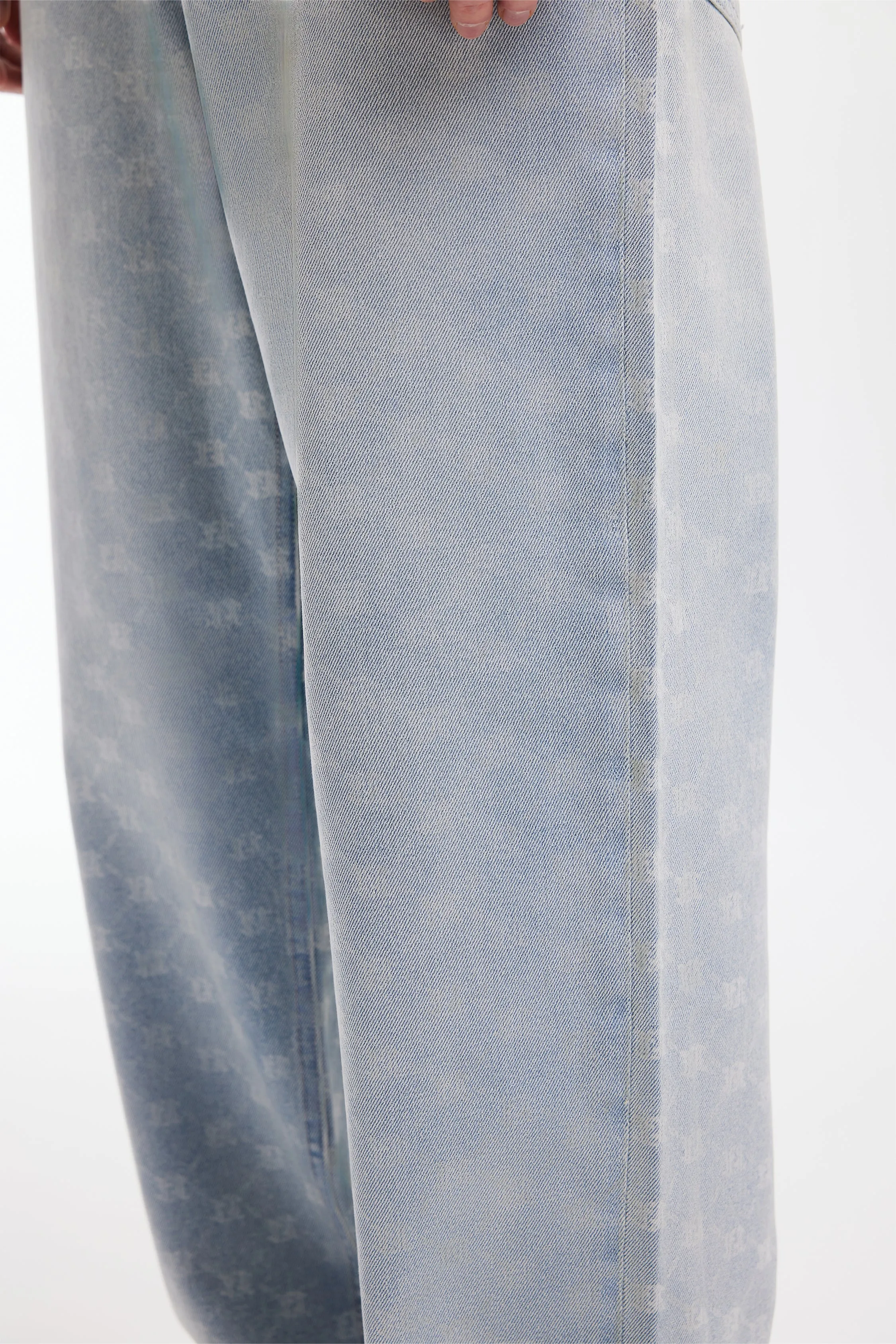MONOGRAM LIGHT BLUE DENIM
