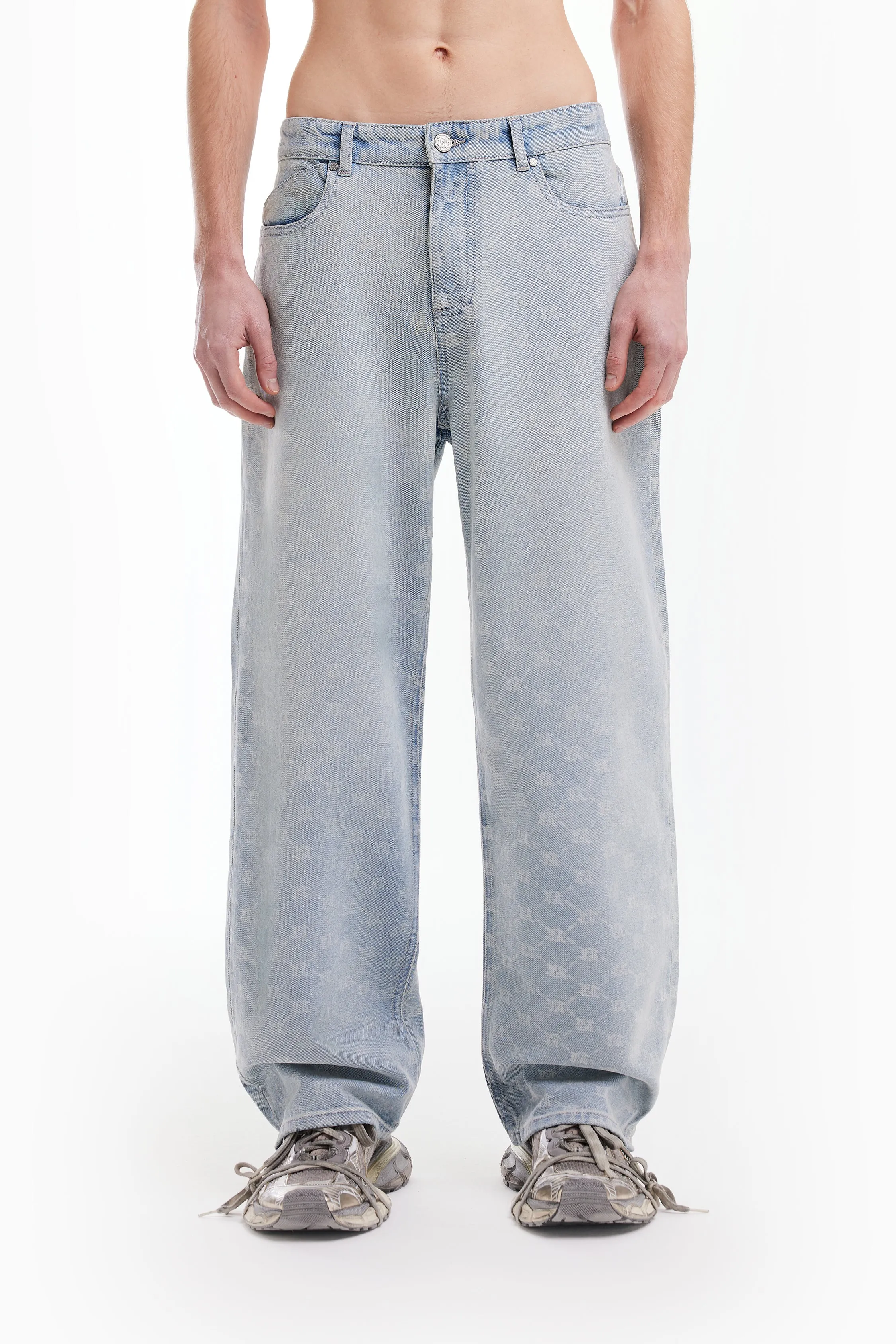 MONOGRAM LIGHT BLUE DENIM
