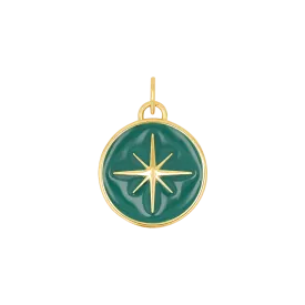 North Star Enamel Charm
