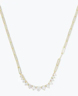 Not Your Basic Graduated Samantha Tennis Necklace By Melinda Maria