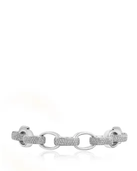 Pave Link Bracelet