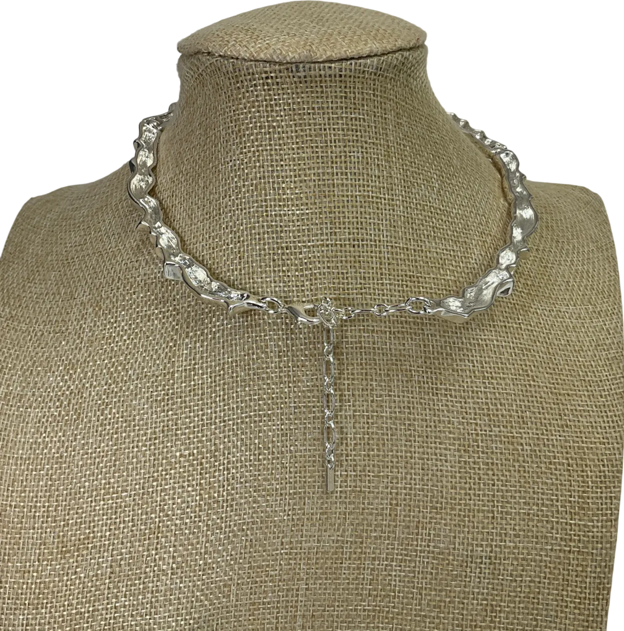pilgrim Metallic Sunset Necklace Silver-plated