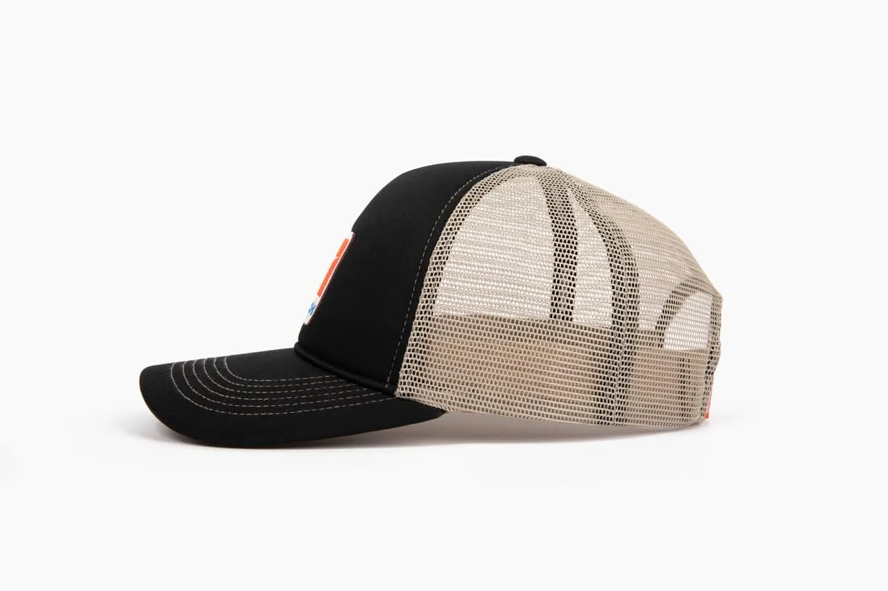 Reebok Vector Trucker Hat | Snapback | Adjustable | Baseball Cap | Everyday | Fitness | Retro | Classic |Sun Protection