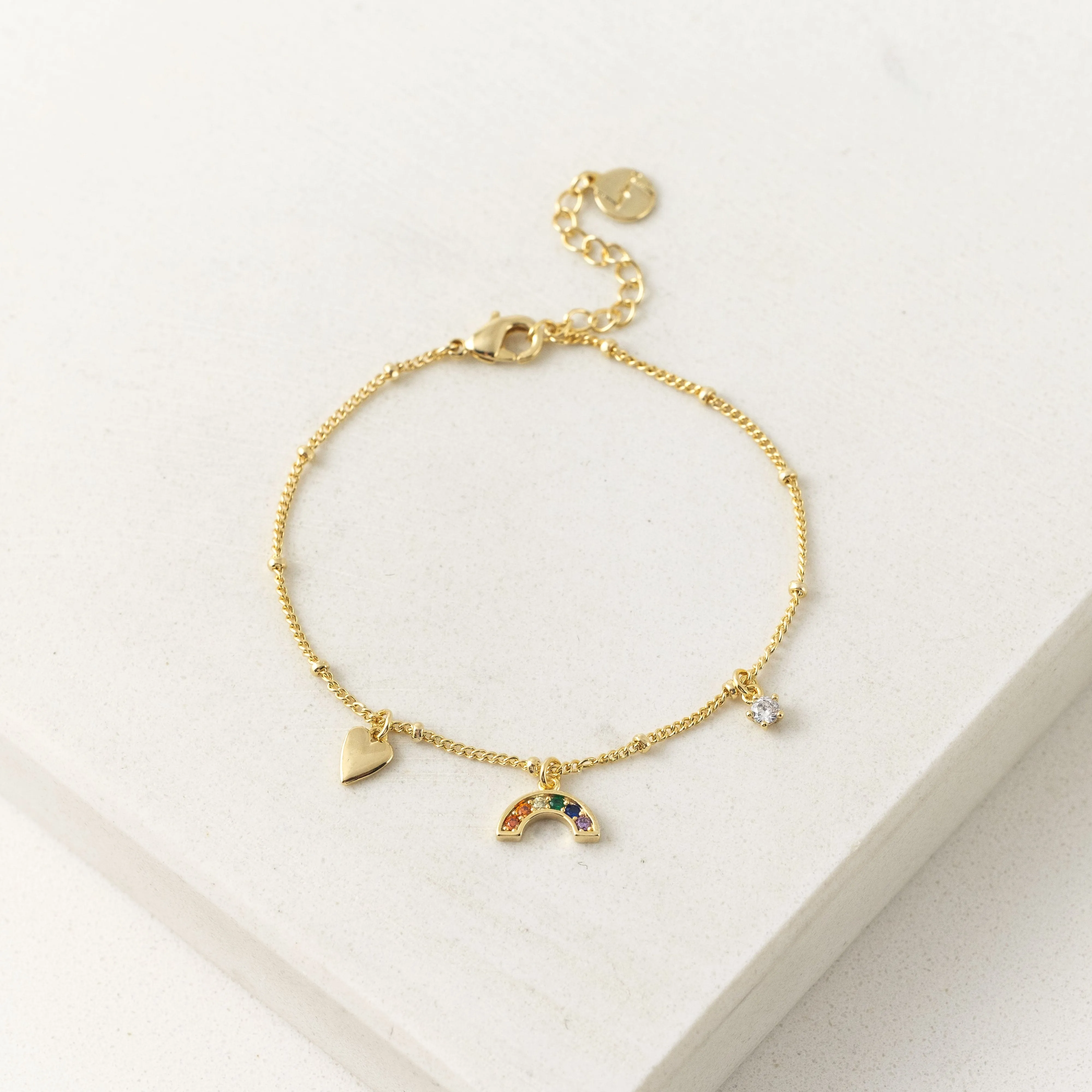 Riot Rainbow Charm Bracelet