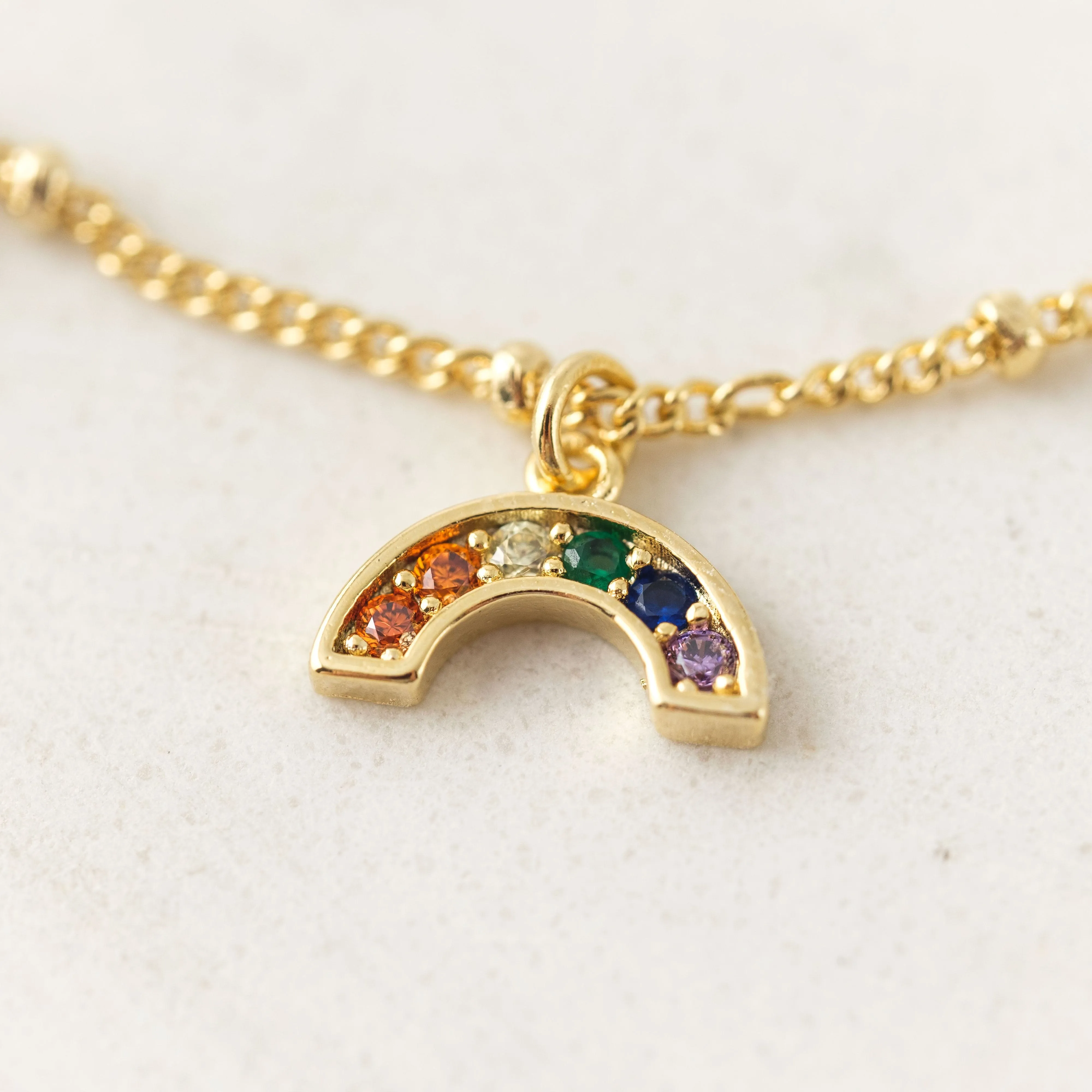 Riot Rainbow Charm Bracelet
