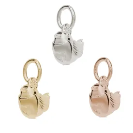 Robin Silver or Gold Plated Charm