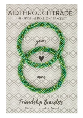 Roll-On® Friendship Bracelets <br> Emerald