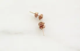 Rosebud Studs Rose Gold