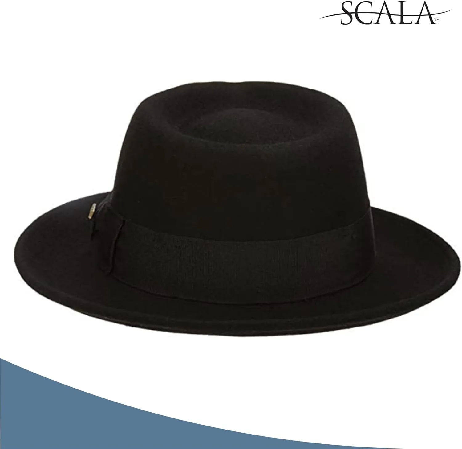 Scala Classico Men's Crushable Wool Felt Fedora