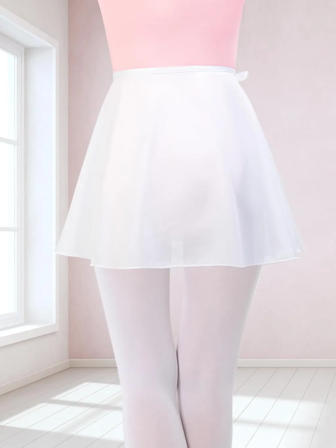 Soudittur Ballet Wrap Skirts Chiffon Dance Skirt for Toddler/Girls/Women