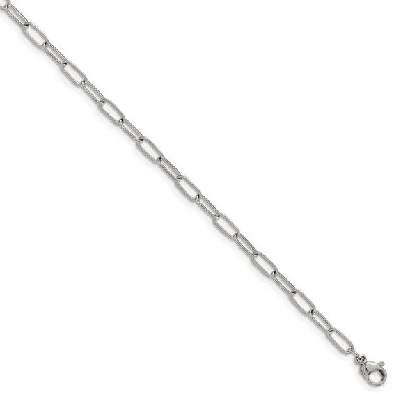 Stainless Steel Paperclip Bracelet