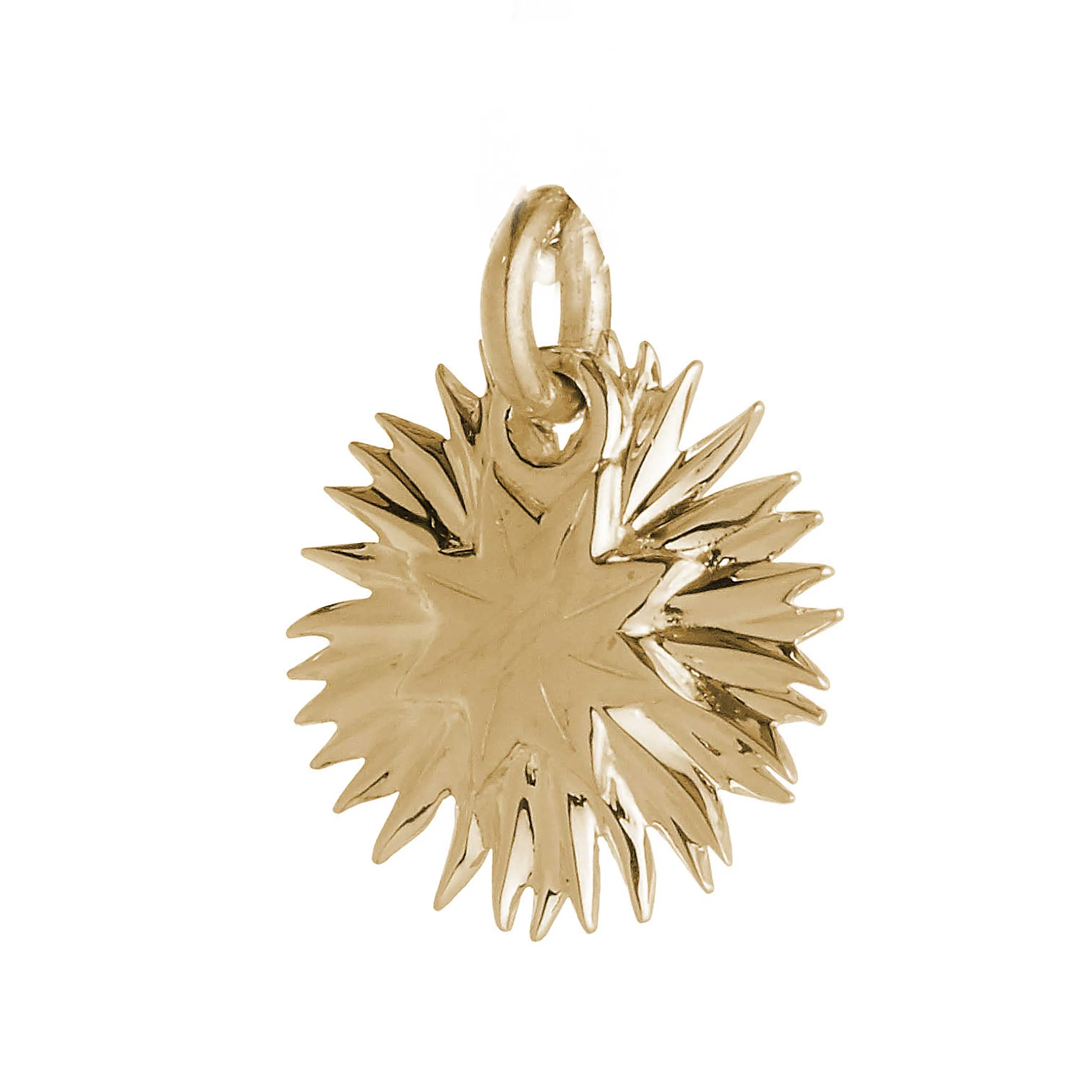 Sunflower Gold Charm