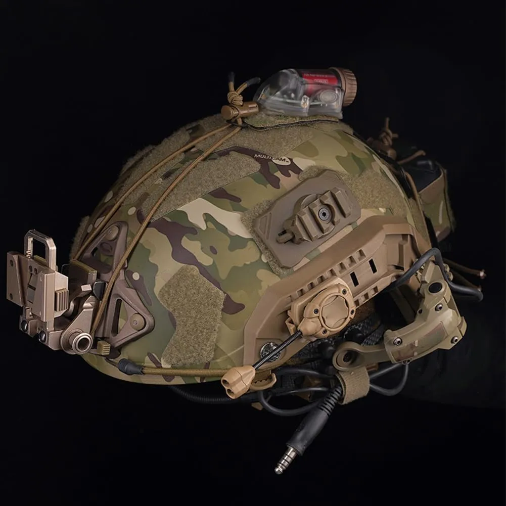 Tactical Helmet Mount for X300/X400/TLR-1/Surefire Series Lamp with 360 Rotate and Hoo&Loop Fast-Attach, Nylon Material,