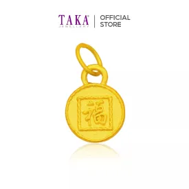 TAKA Jewellery 999 Pure Gold Pendant