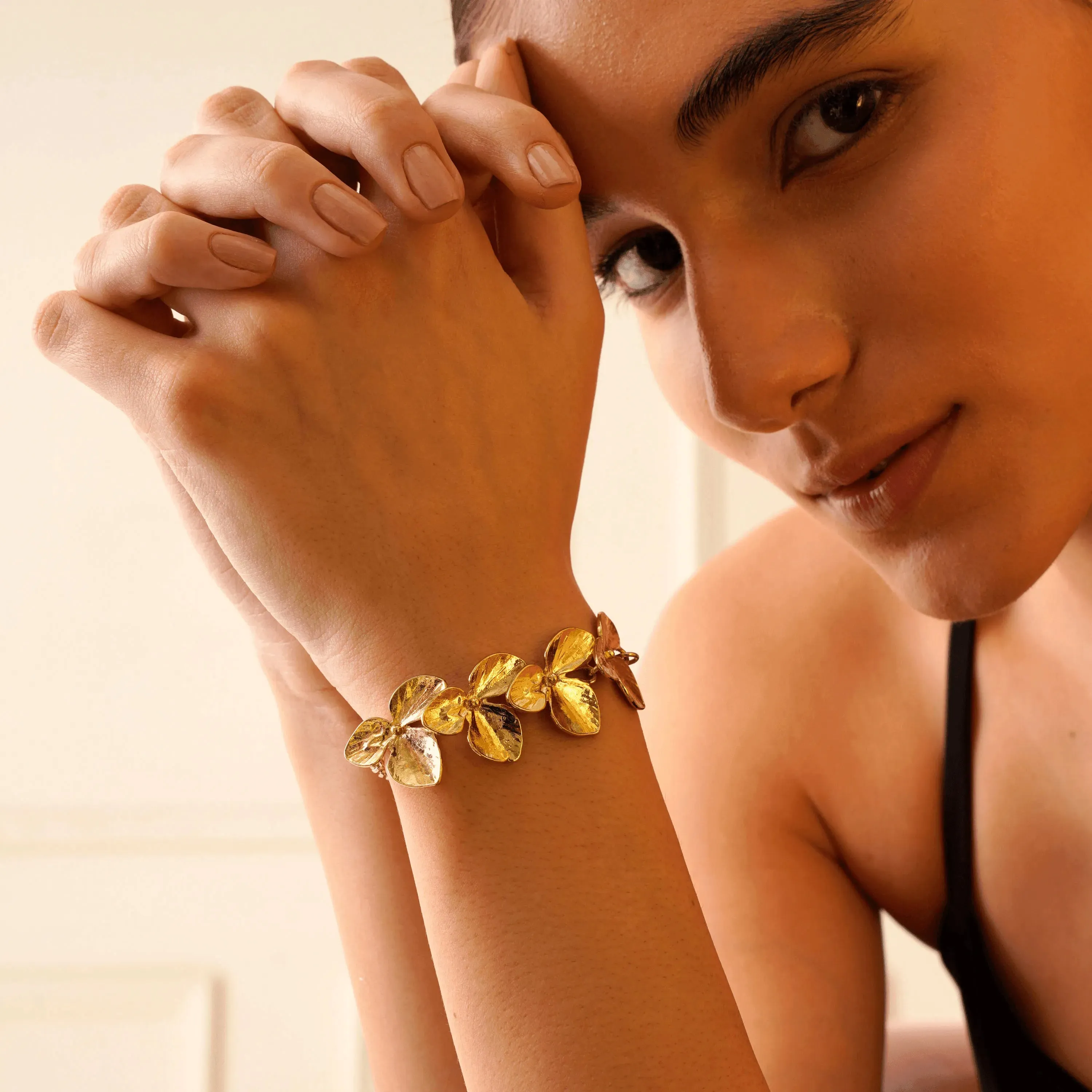 TFC Pretty Petal Gold Plated Bracelet