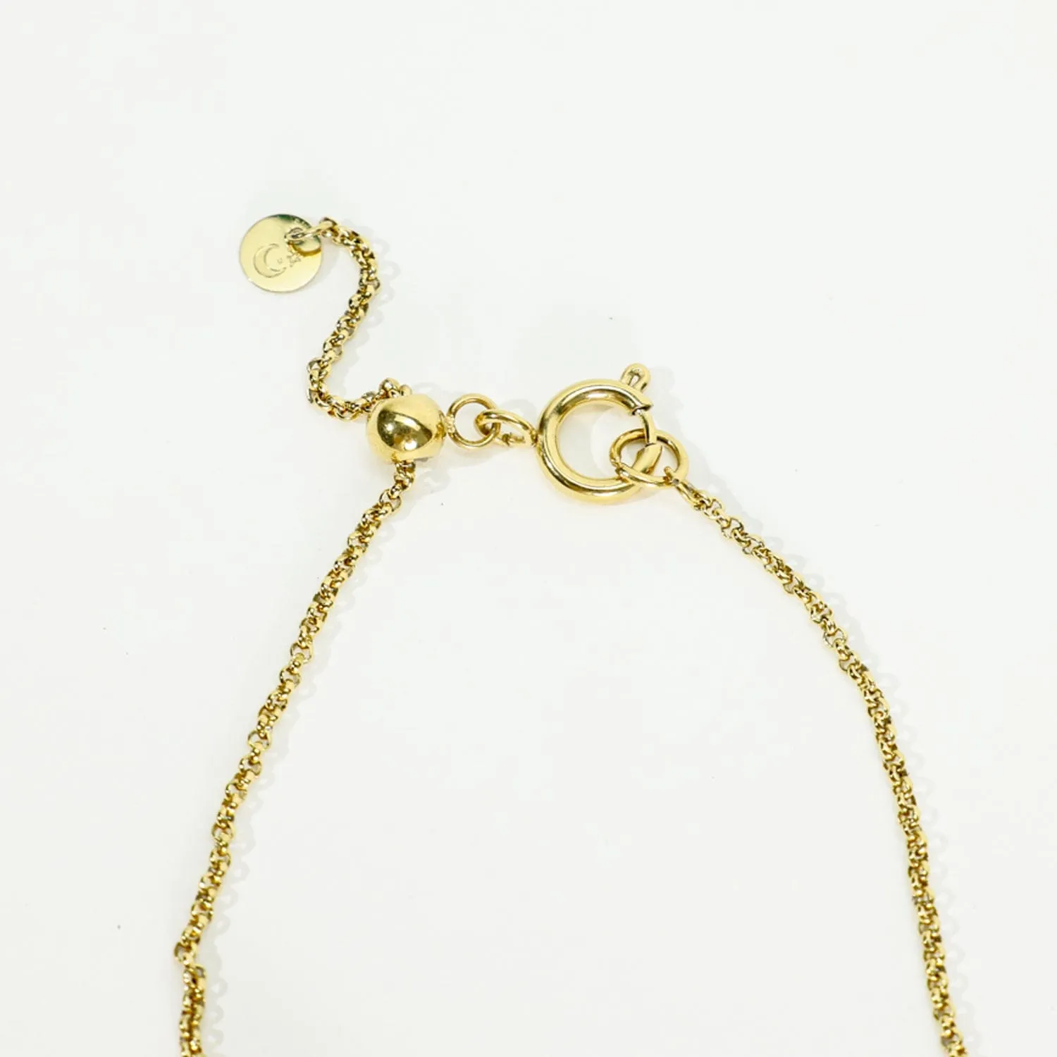The “To the Moon and Back” Bar Bracelet in Gold