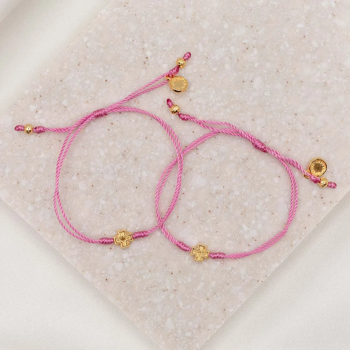 Together in Prayer for a Cure Breast Cancer Awareness Bracelet Set