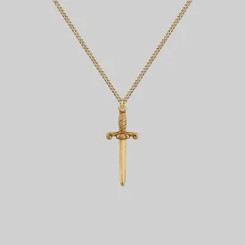 TRUST. Dagger Necklace - Gold
