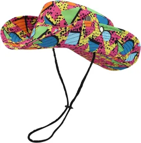 UK British Union Jack Flag Cowboy Cowgirl Hat Vintage Western Cowboy Roll Up Fedora Summer Sun Hat for Women Men