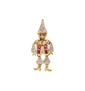 Vintage Lucid Clown Charm